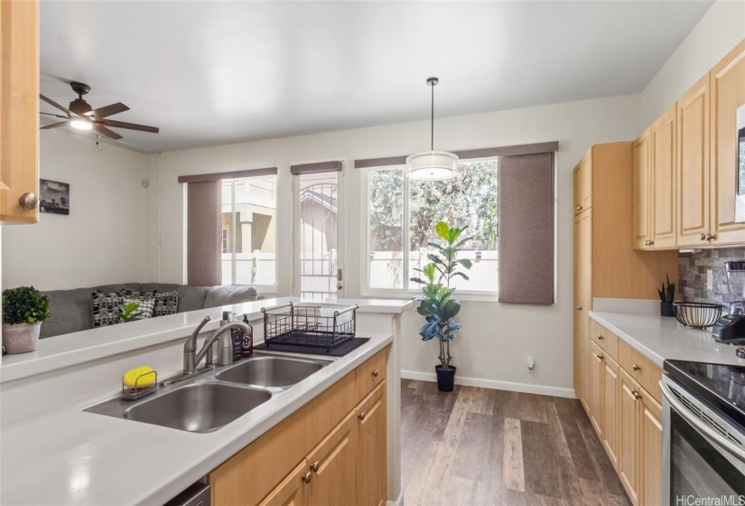 Kitchen, Living Room, Dining Area