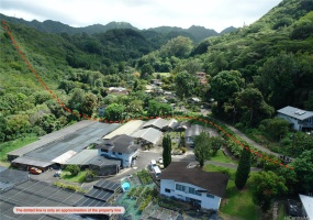 2630 Waiomao is in the foreground. The dotted line is for illustration purposes only.