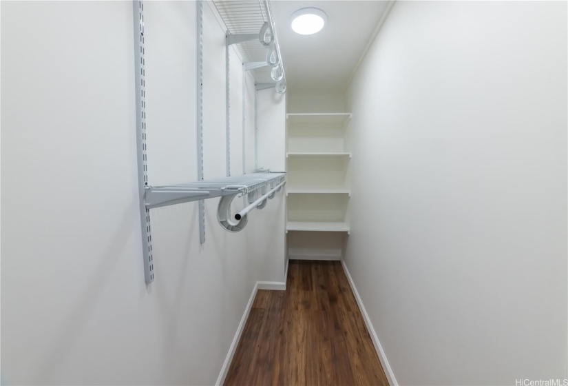 Spacious closet for the primary bedroom