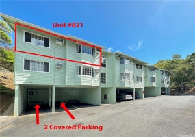 2 Covered Parking under unit