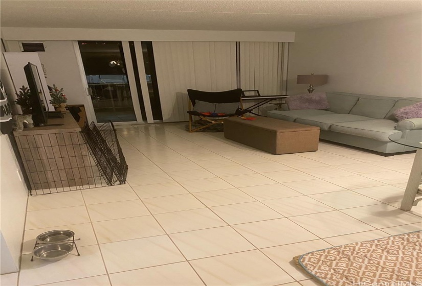 Living Room--ceramic tiled flooring