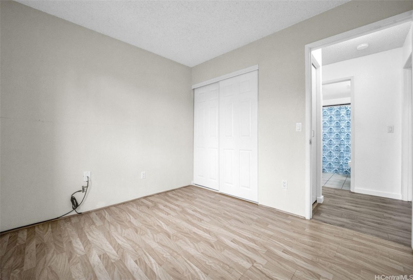 Second bedroom closet.