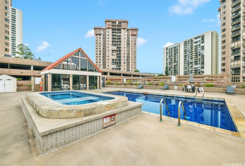 Rooftop pool