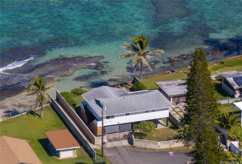 Carport for covered parking.