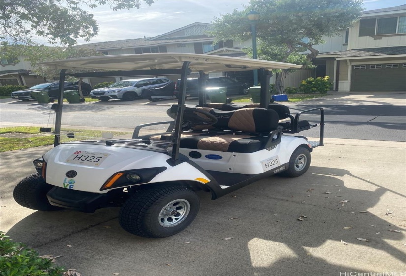 2020 Yamaha golf cart included -- new batteries just installed.