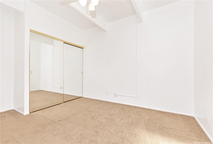 A potential master bedroom for you?  The mirrored closet sliders add light.