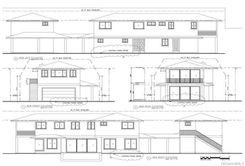 Exterior Elevations of planned home on CPR #4.