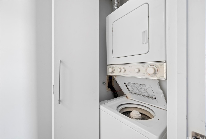 Washer/Dryer in unit.