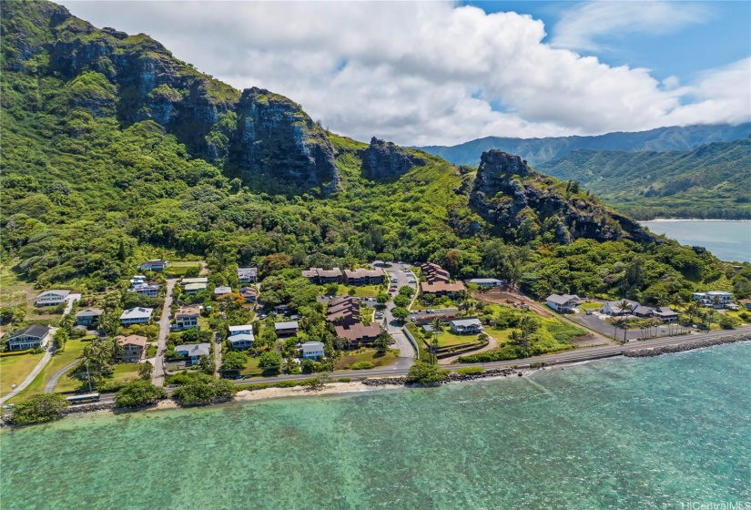 View of neighborhood from ocean side