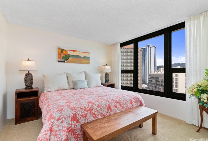 LARGE GUEST BEDROOM WITH HUGE CLOSET.