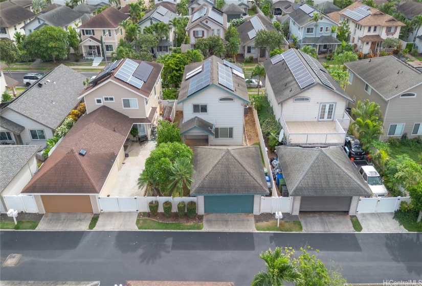 Ariel shot of home