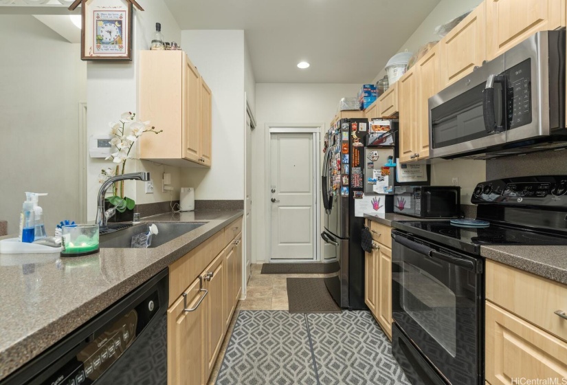 Kitchen Hallway to Garage
