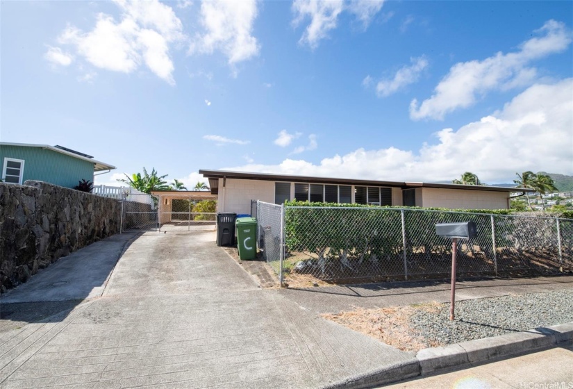 Exterior driveway