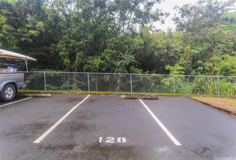 Second open parking stall