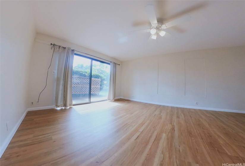 living room back sliding door