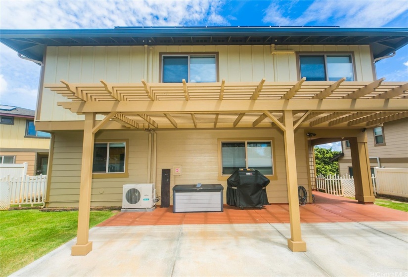 Backyard with Pergola