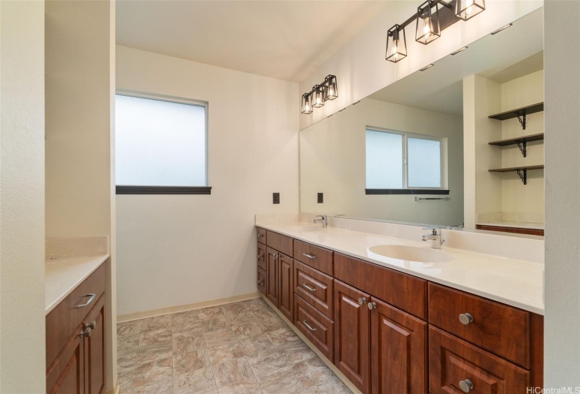 Primary Bath with Dual Sink Vanity