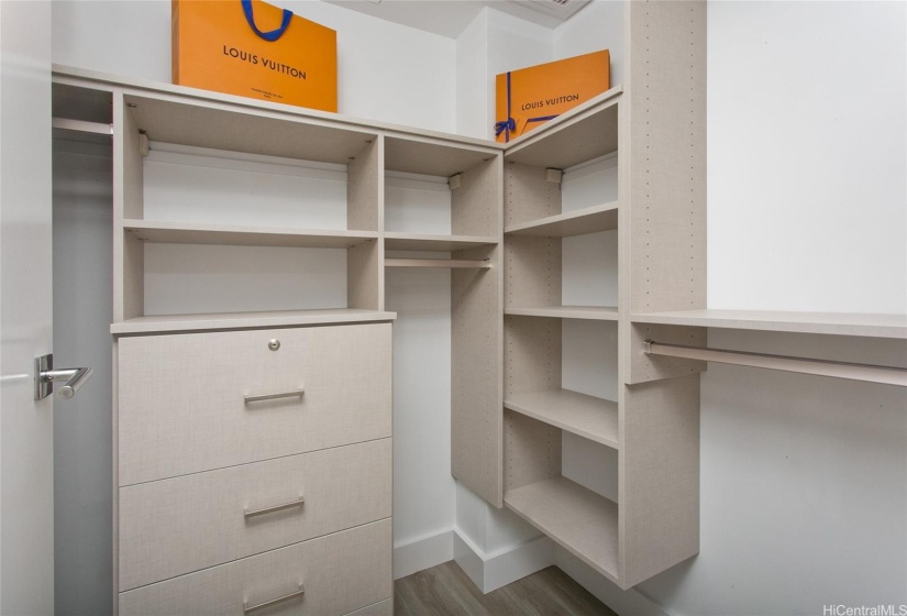 Master bedroom closet