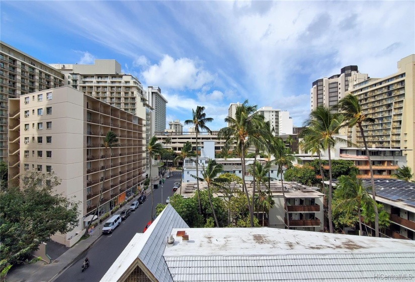 Lanai view facing International Market Place