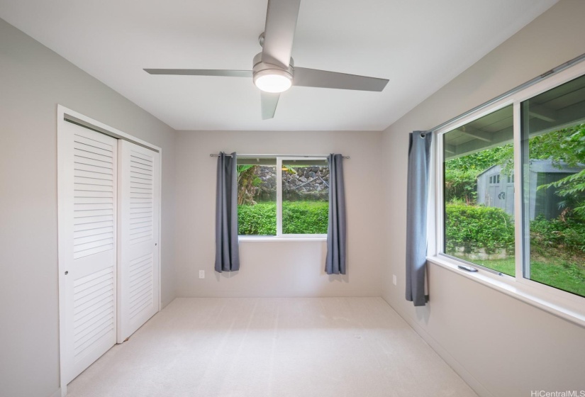 Large closet and tons of natural light.