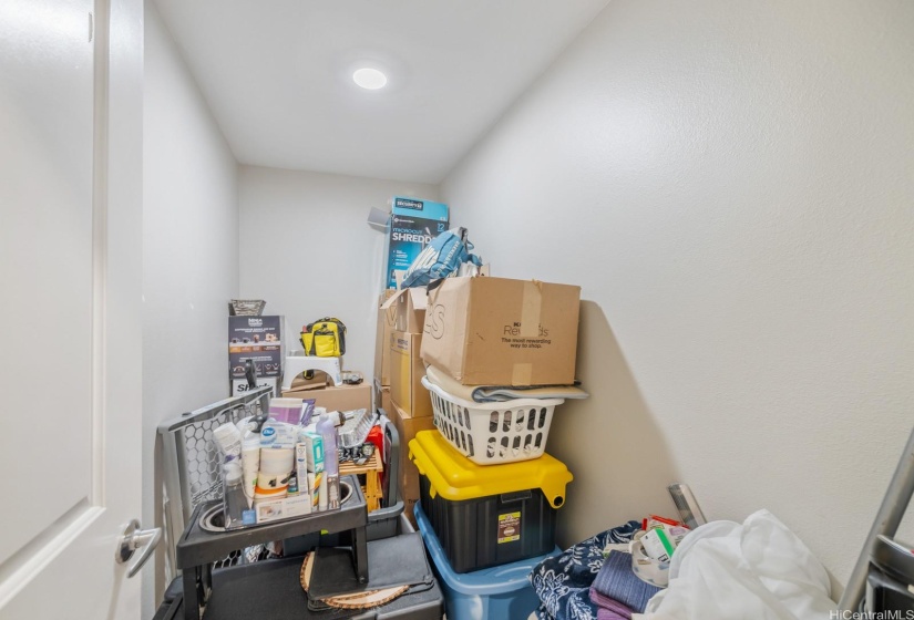 HUGE bonus closet off of the living room hallway.