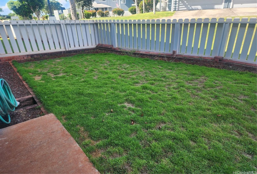 Grassy courtyard!  Great for planting vegetables or flowers.