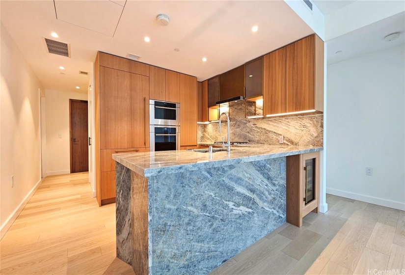 Open Kitchen with Sub Zero and Wolf Appliances