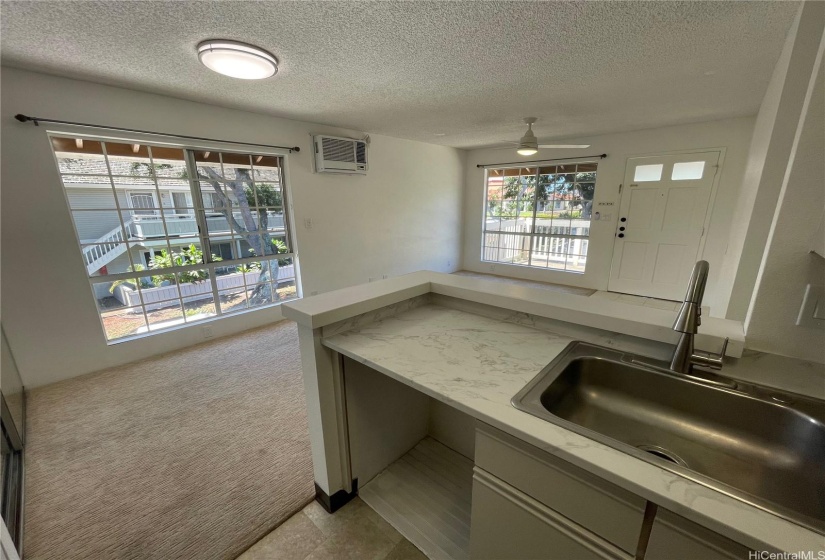 Kitchen and Living area