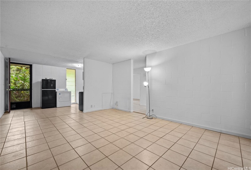 other living room angle looking towards the front door.