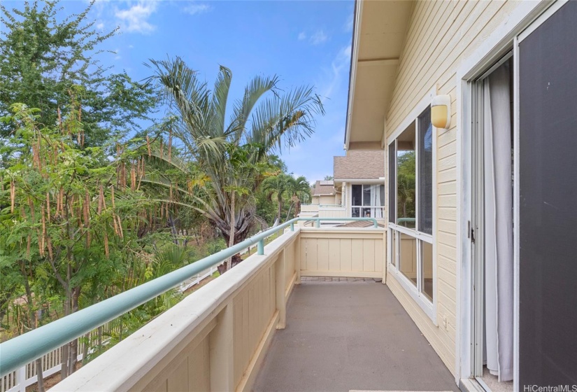 105 Square Foot Private Deck.