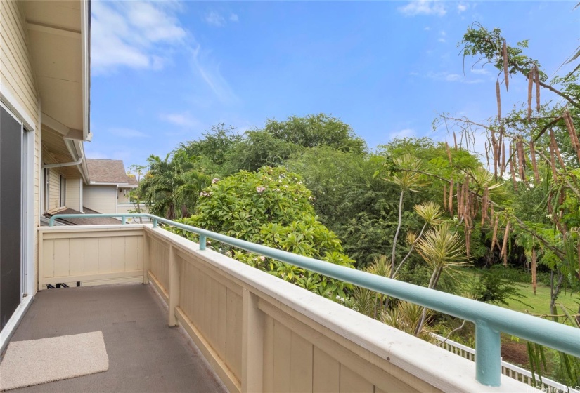 Private Deck with Golf Course Views.