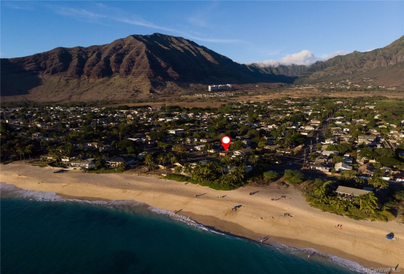 General location Makaha Valley view