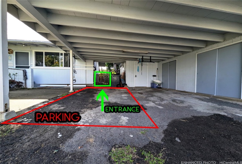 Assigned parking & Private entrance