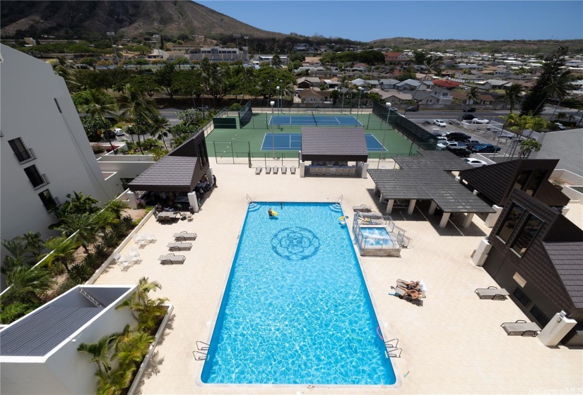 Aerial View of Pool