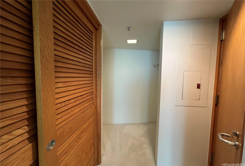 The secondary bedroom has spacious walk-in closet as well