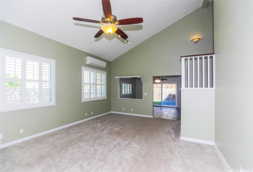 Large family living room.
