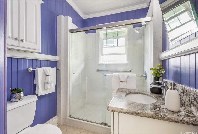 Upstairs hall bathroom #1