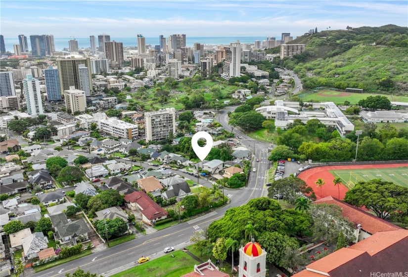 Great location in the heart of town.