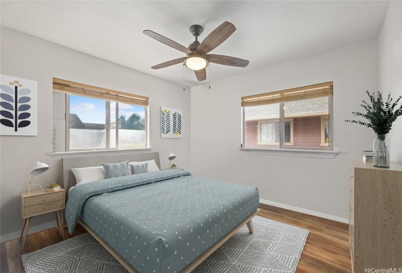 Third bedroom. This photo has been virtually staged.
