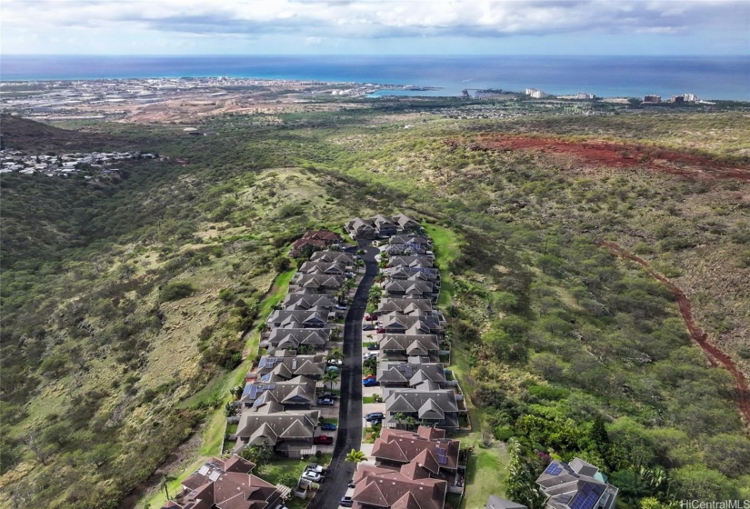 Nestled between the mountains and the ocean!