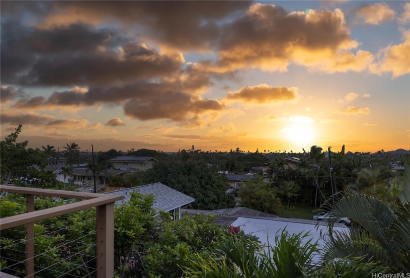 Wake up to a sunrise view