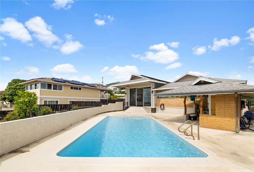 Enjoy the sparkling in-ground pool