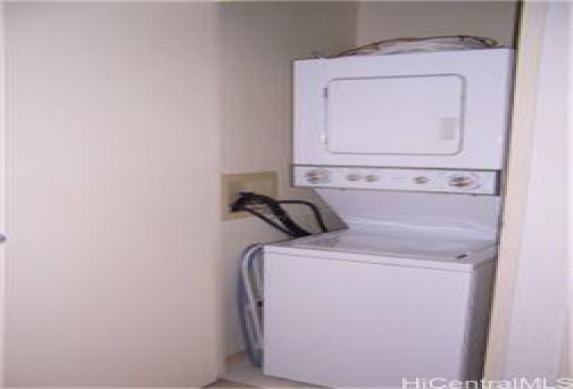 Washer and dryer in unit