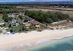 Amazing fronting sandy beach frontage and adjacent to Military practice area.  No beach entry past or from the installation.