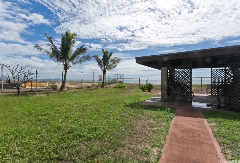 From main house to beach