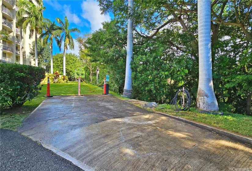 Car wash area