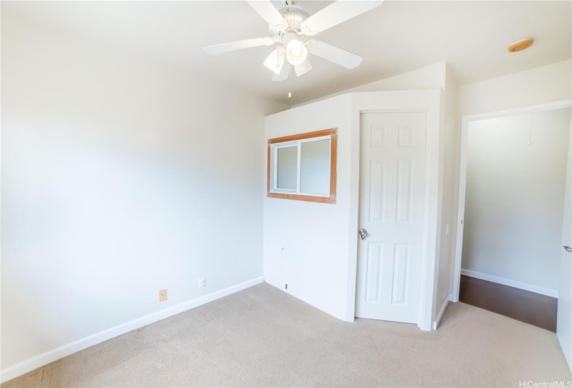 Bedroom w/former music studio
