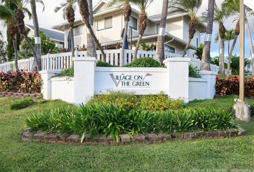 Enhanced Village On The Green Signage