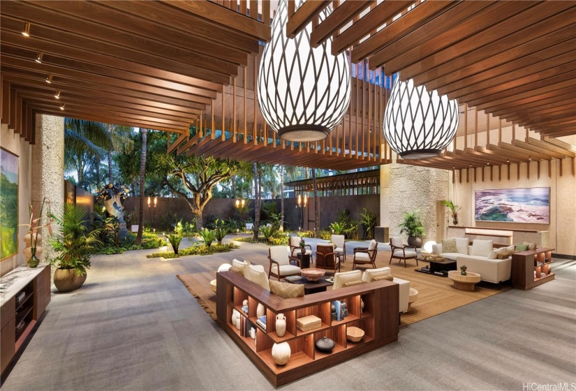 Ground floor lobby area