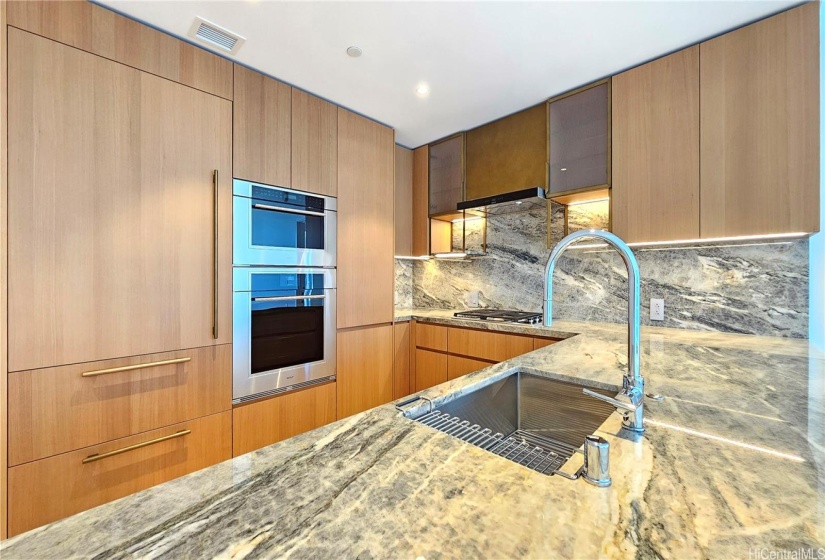State of the art kitchen with Wolf and Sub Zero appliances